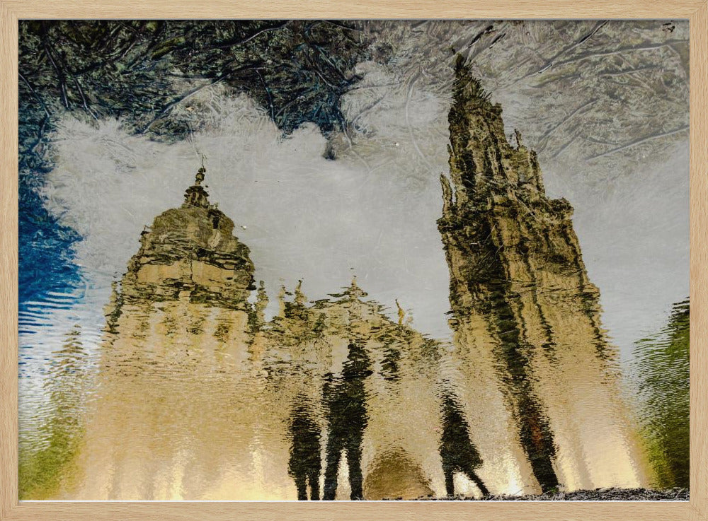 Spiegelung der Kathedrale von Toledo | Poster