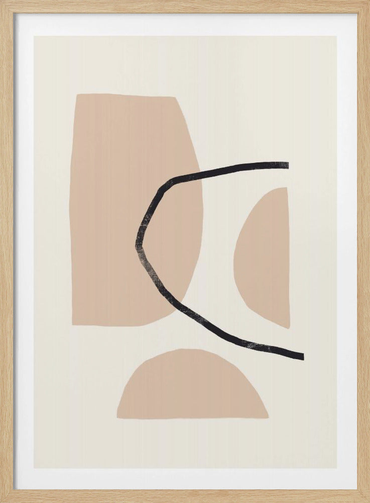 Stilvolle geometrische Komposition | Poster