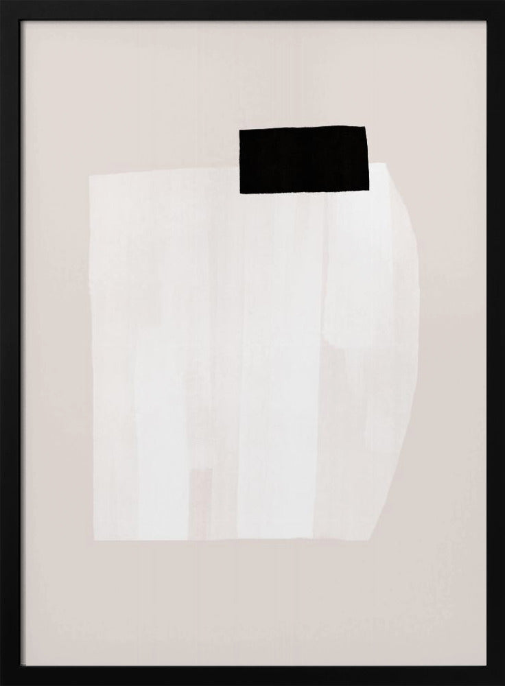 Stille Struktur mit schwarz-weißer Textur | Poster