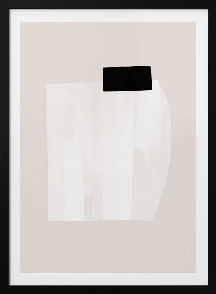 Stille Struktur mit schwarz-weißer Textur | Poster