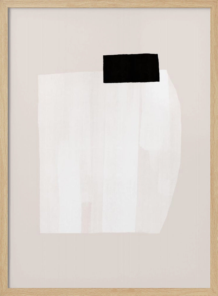 Stille Struktur mit schwarz-weißer Textur | Poster