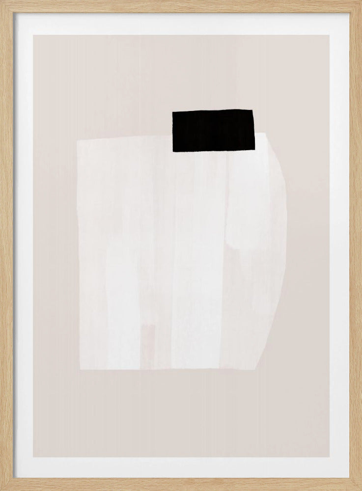 Stille Struktur mit schwarz-weißer Textur | Poster