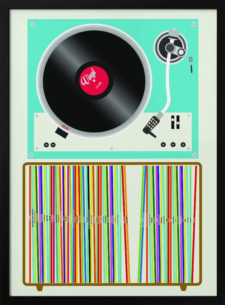 Vinyl-Stapel | Poster