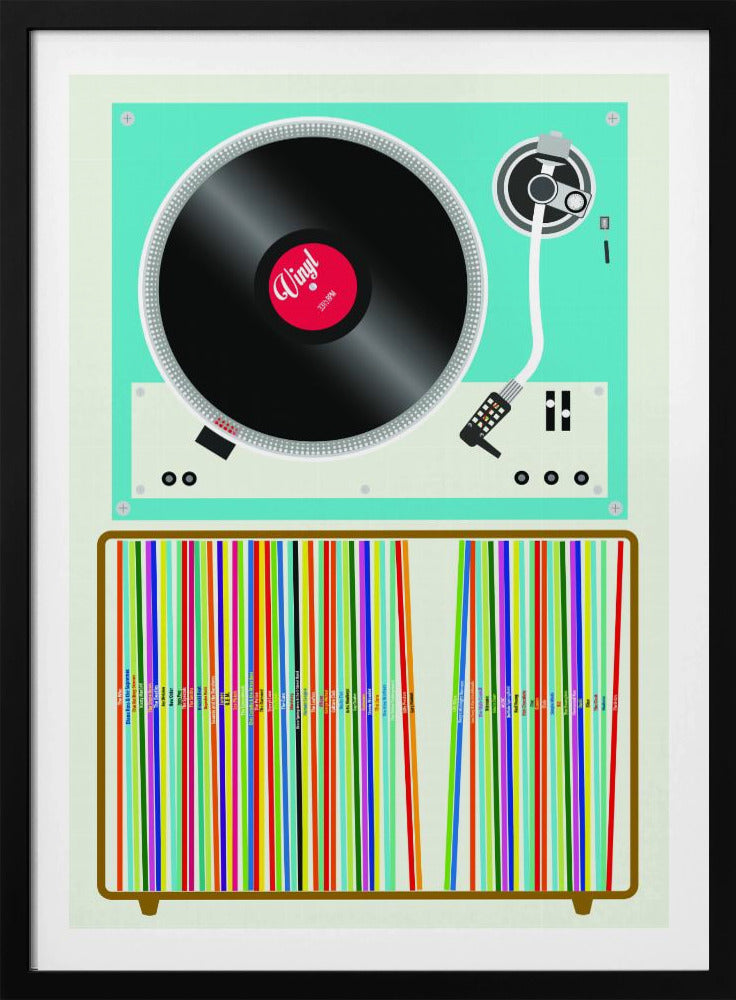 Vinyl-Stapel | Poster