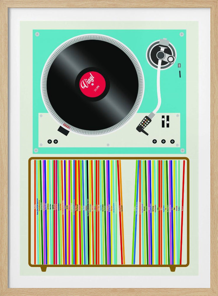 Vinyl-Stapel | Poster