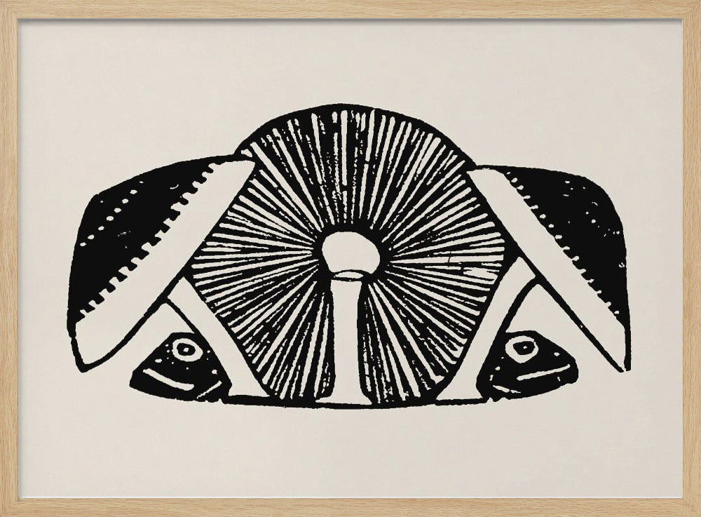 Drei Pilze 1892 Beige | Poster
