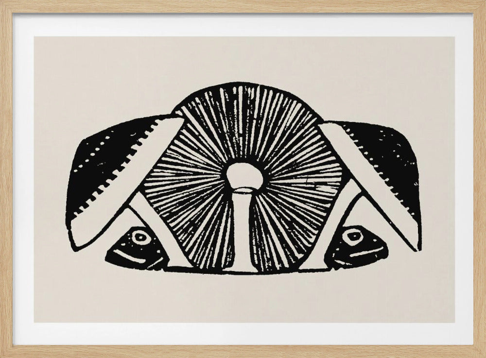 Drei Pilze 1892 Beige | Poster