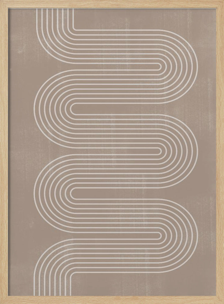 Geschwungene Linienharmonie | Poster