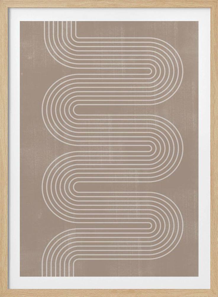 Geschwungene Linienharmonie | Poster