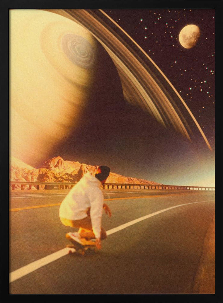 Weltraum-Skater | Poster