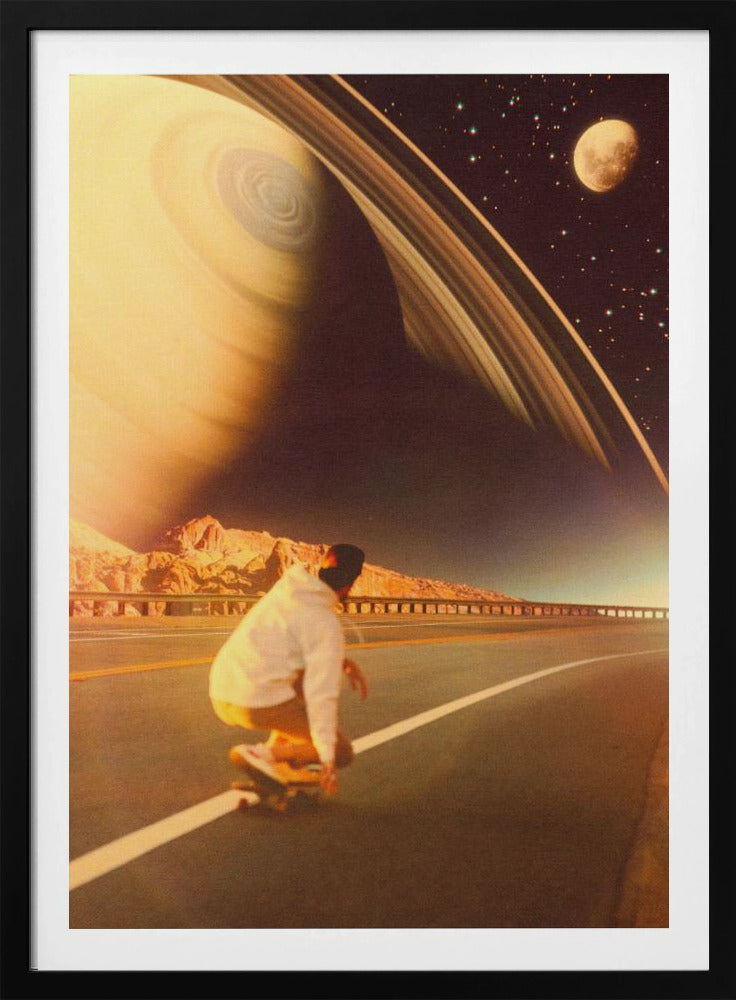 Weltraum-Skater | Poster