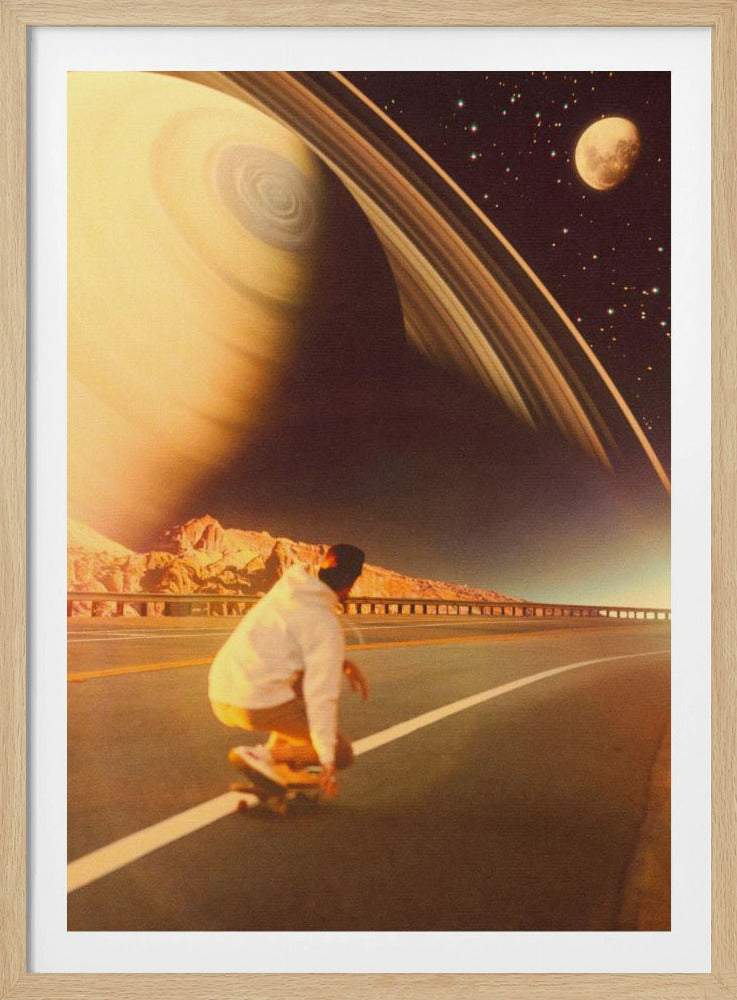 Weltraum-Skater | Poster
