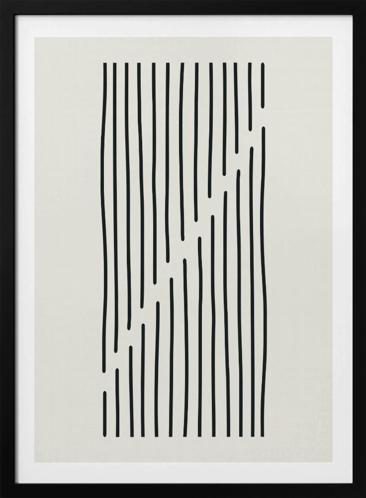 Minimalistisches Liniendesign Nr. 3 | Poster