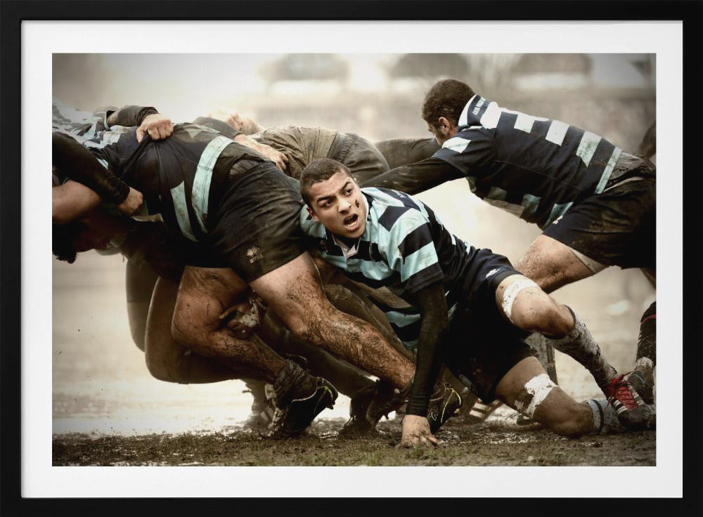 Rugby im alten Stil | Poster