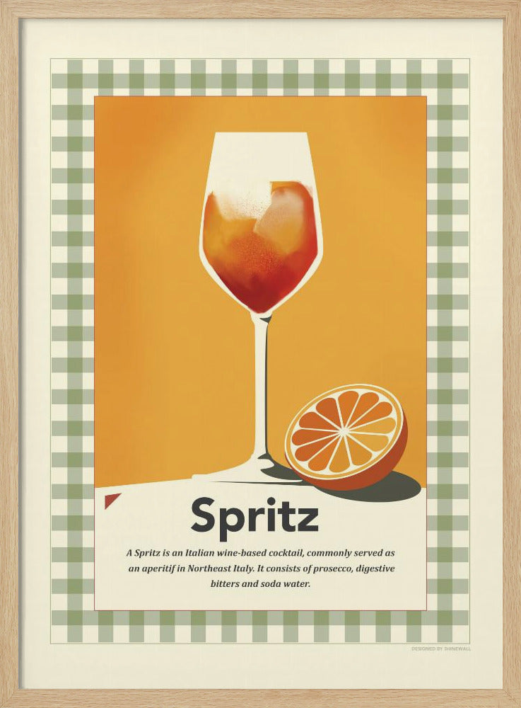 Spritz Retro-Druck | Poster