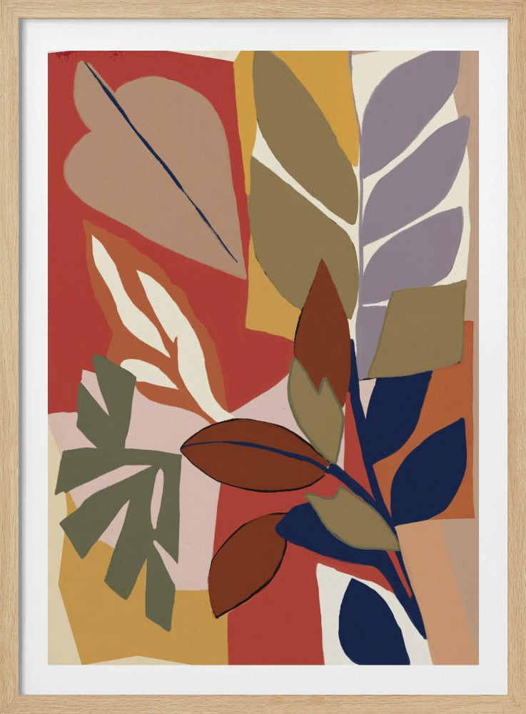 Abstraktes Laub | Poster