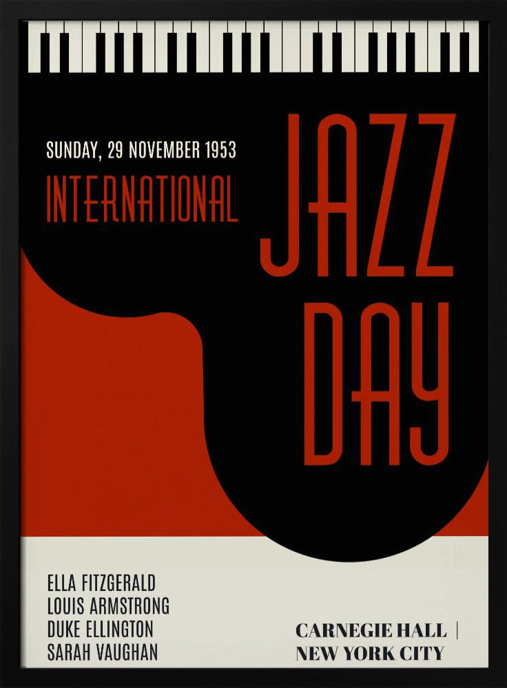 Jazzy Days Dunkelrot | Poster