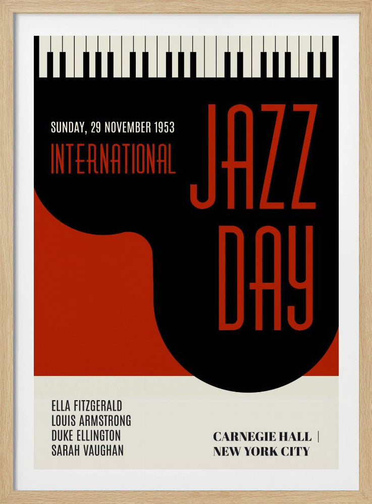 Jazzy Days Dunkelrot | Poster