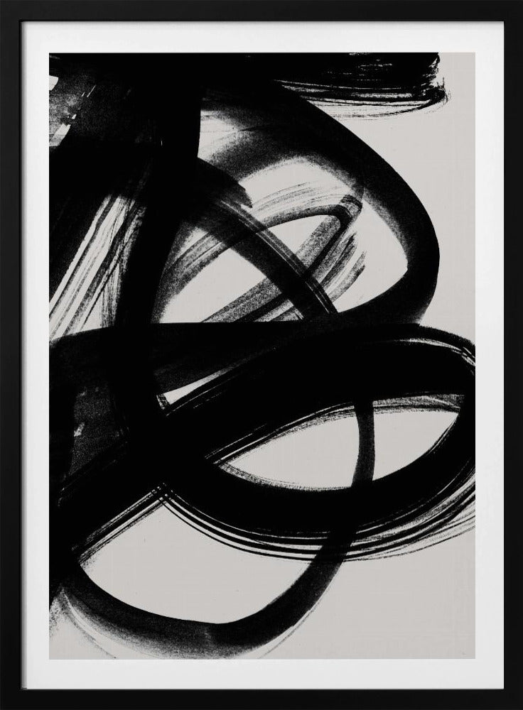 Abstrakte Pinselstriche 5 A1 | Poster