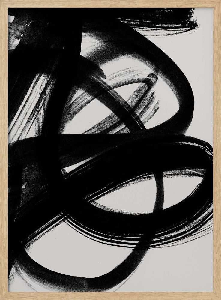Abstrakte Pinselstriche 5 A1 | Poster