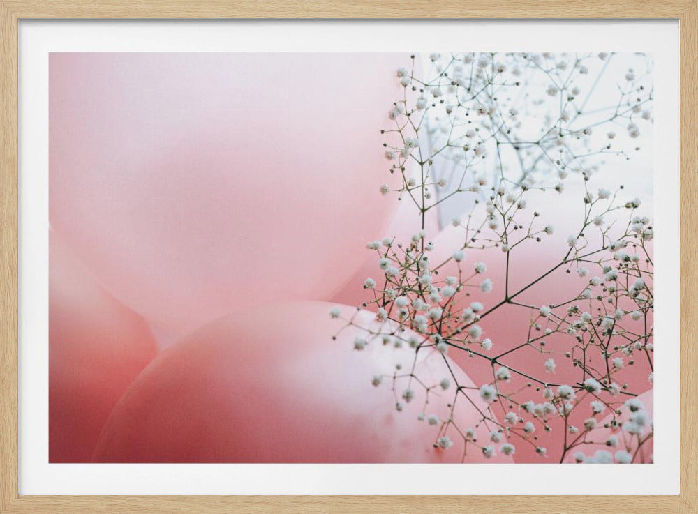 Blüten und Luftballons | Poster