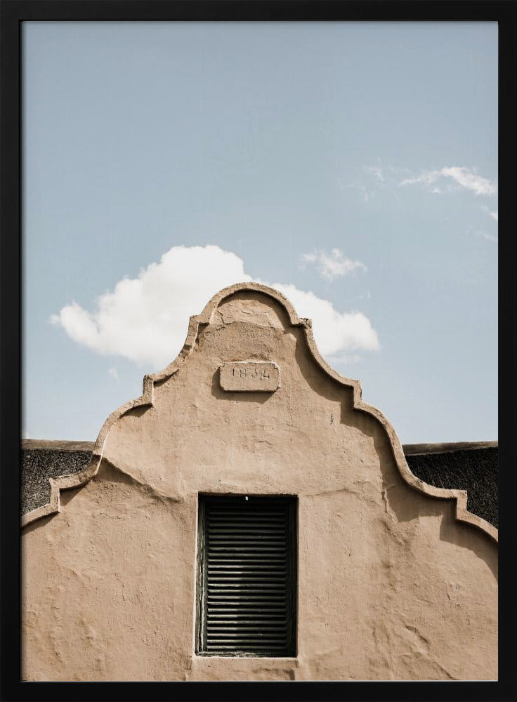 Vintage Gable With An Arched Window | Poster