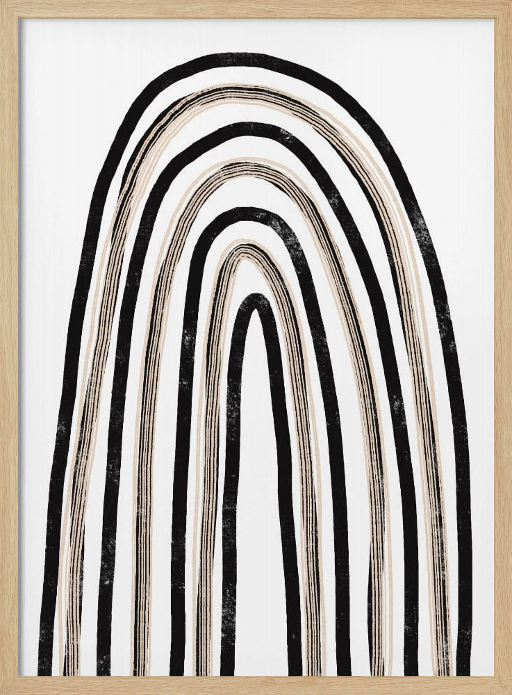Monochrome Bögen | Poster