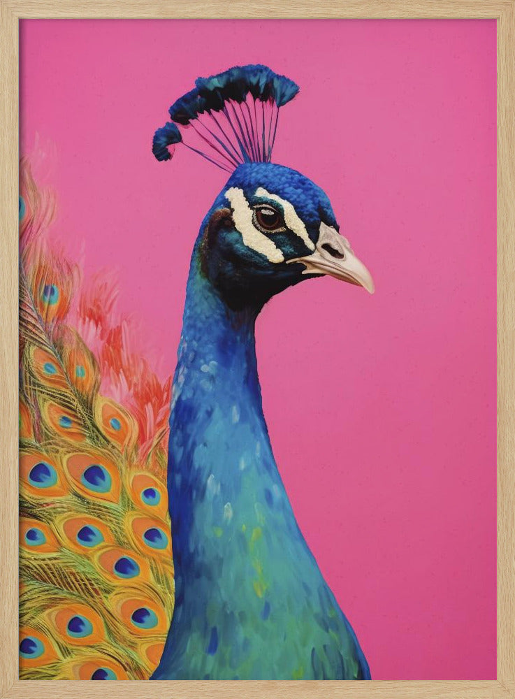 Peacock&#039;s Vibrance | Poster