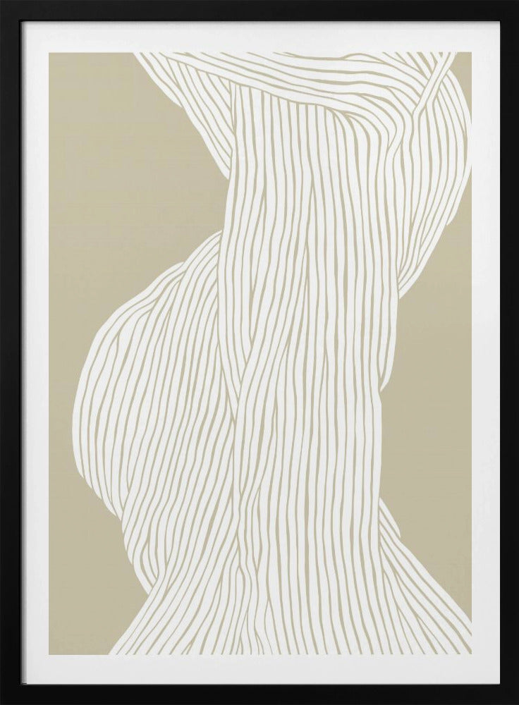 Fließende Linien entstehen | Poster