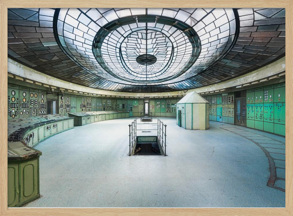 Verlassener Art-Deco-Kontrollraum | Poster