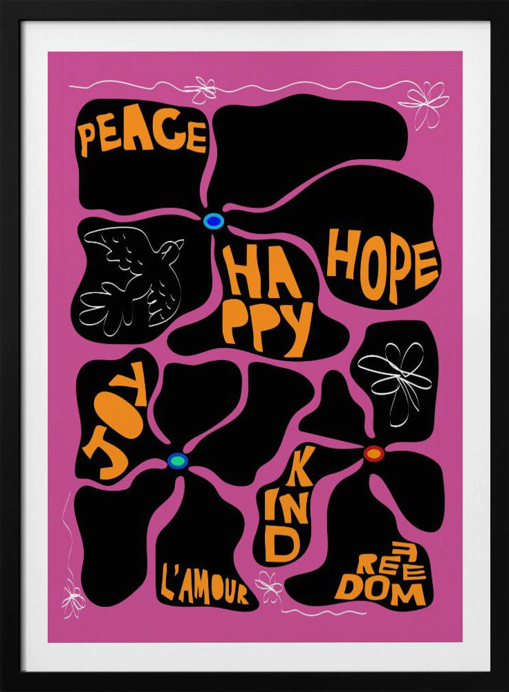 Blume der Zeit - Lila | Poster