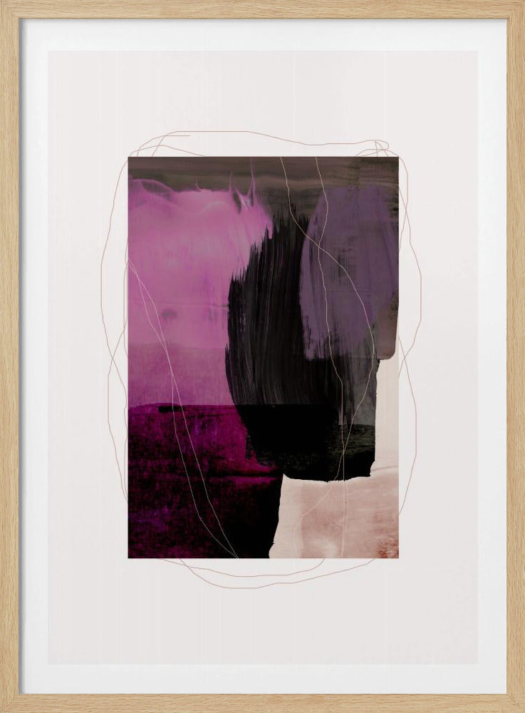 Abstrakte Pinselstriche 77 | Poster