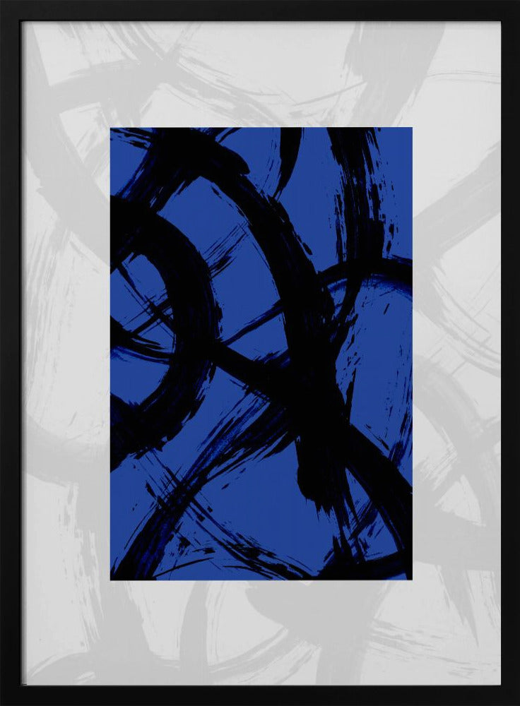 Abstrakte Pinselstriche 98Y | Poster