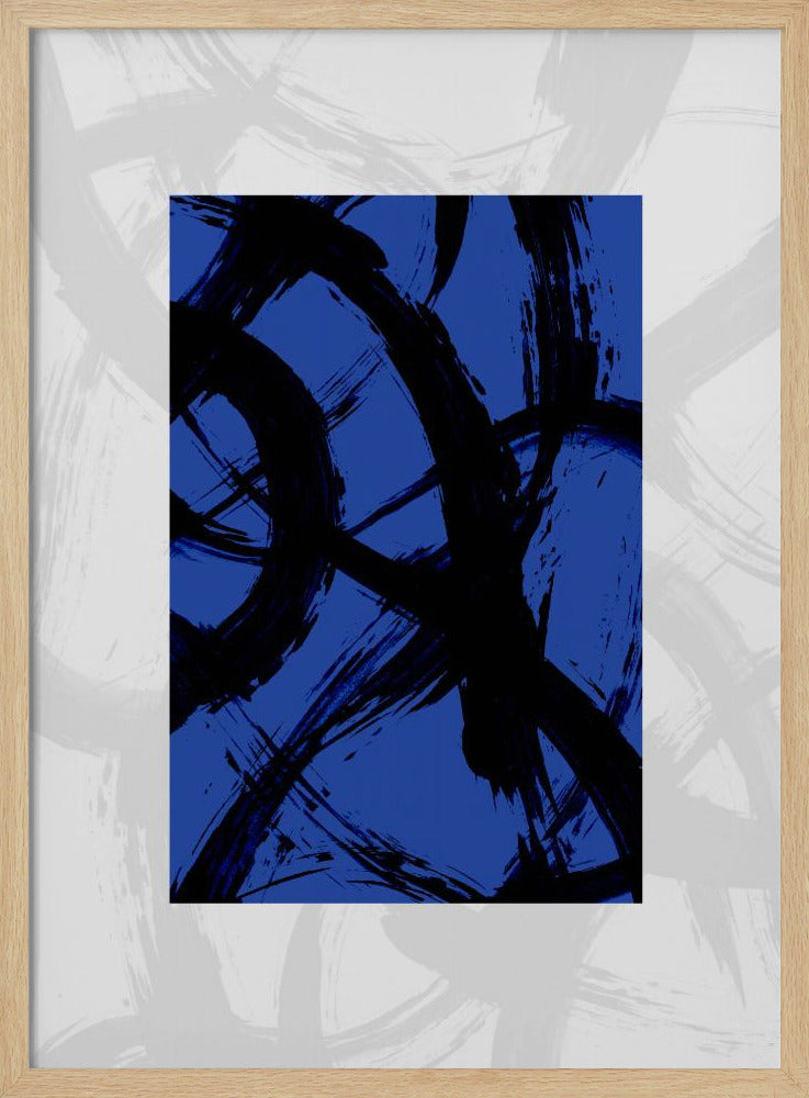 Abstrakte Pinselstriche 98Y | Poster