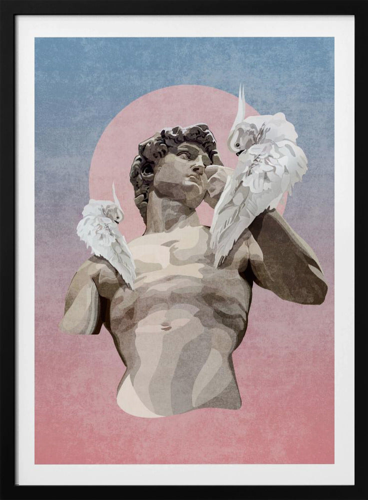 Stein und Federn | Poster