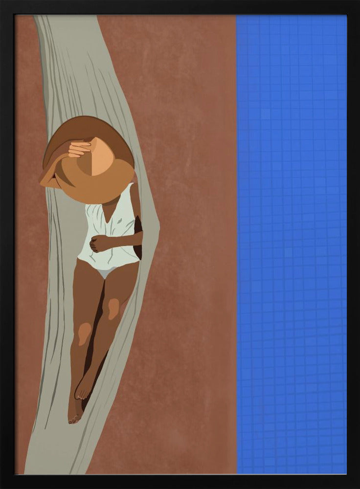 Ruhiger Poolrand | Poster