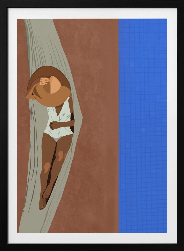 Ruhiger Poolrand | Poster