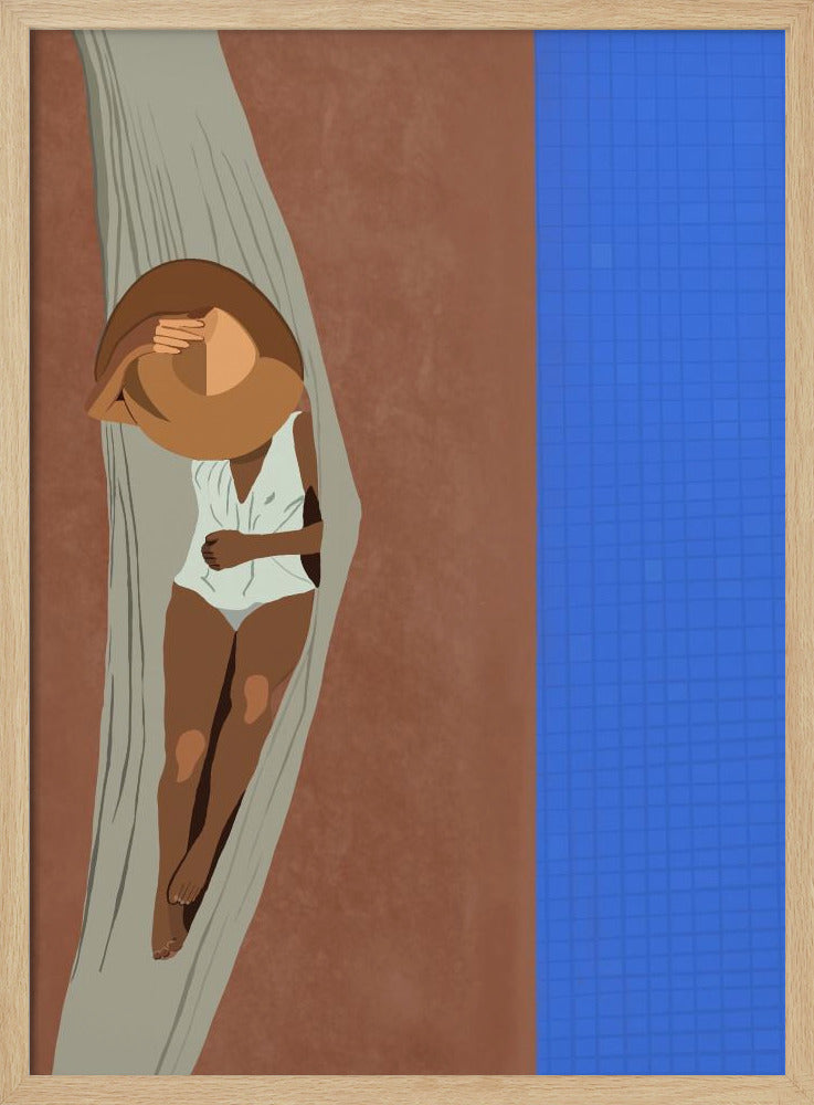 Ruhiger Poolrand | Poster