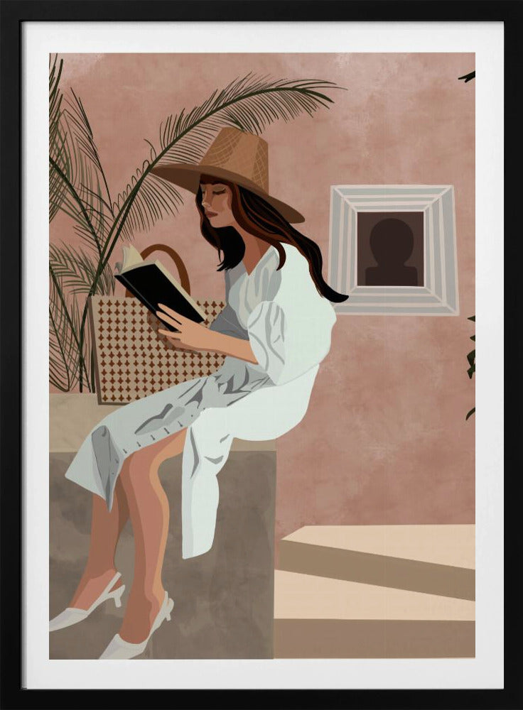 Friedliche Leseecke | Poster