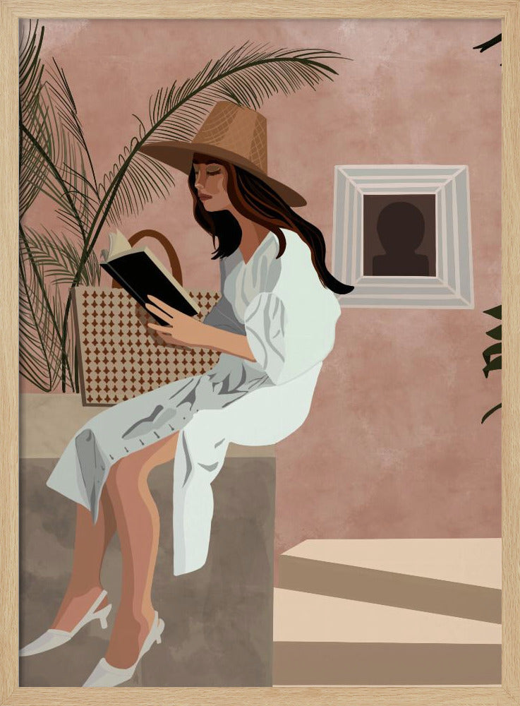 Friedliche Leseecke | Poster