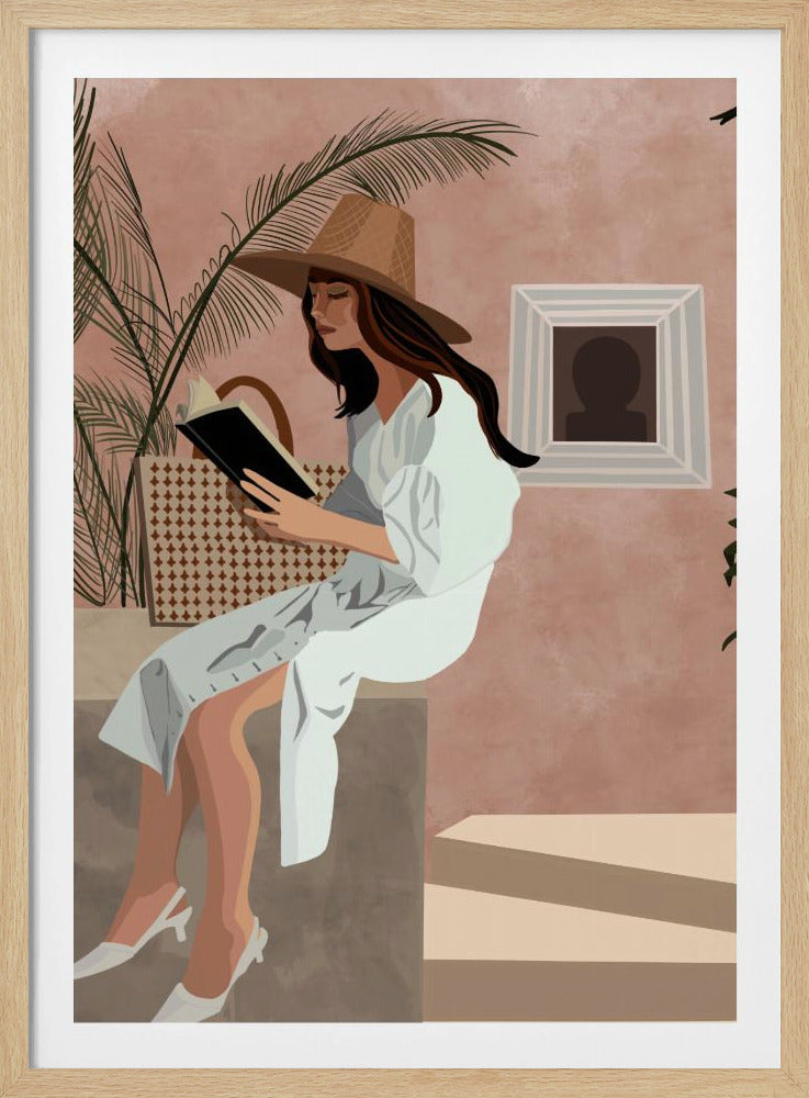 Friedliche Leseecke | Poster