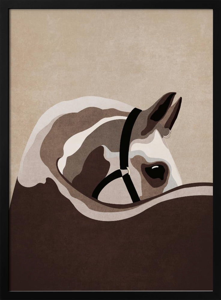 Majestätischer Pferdeblick | Poster