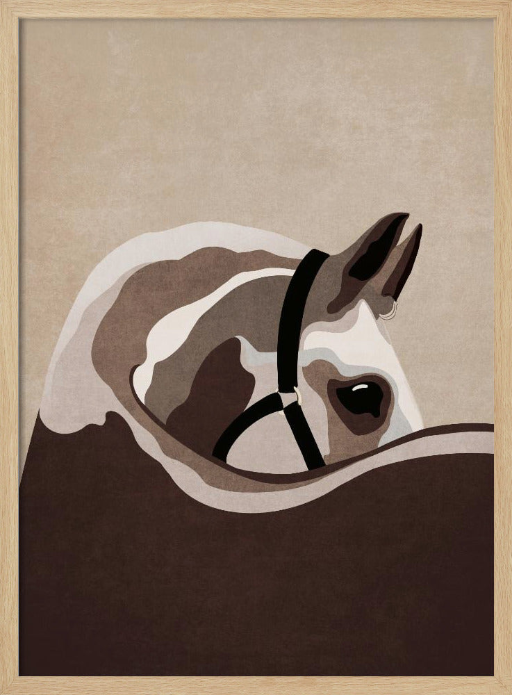 Majestätischer Pferdeblick | Poster