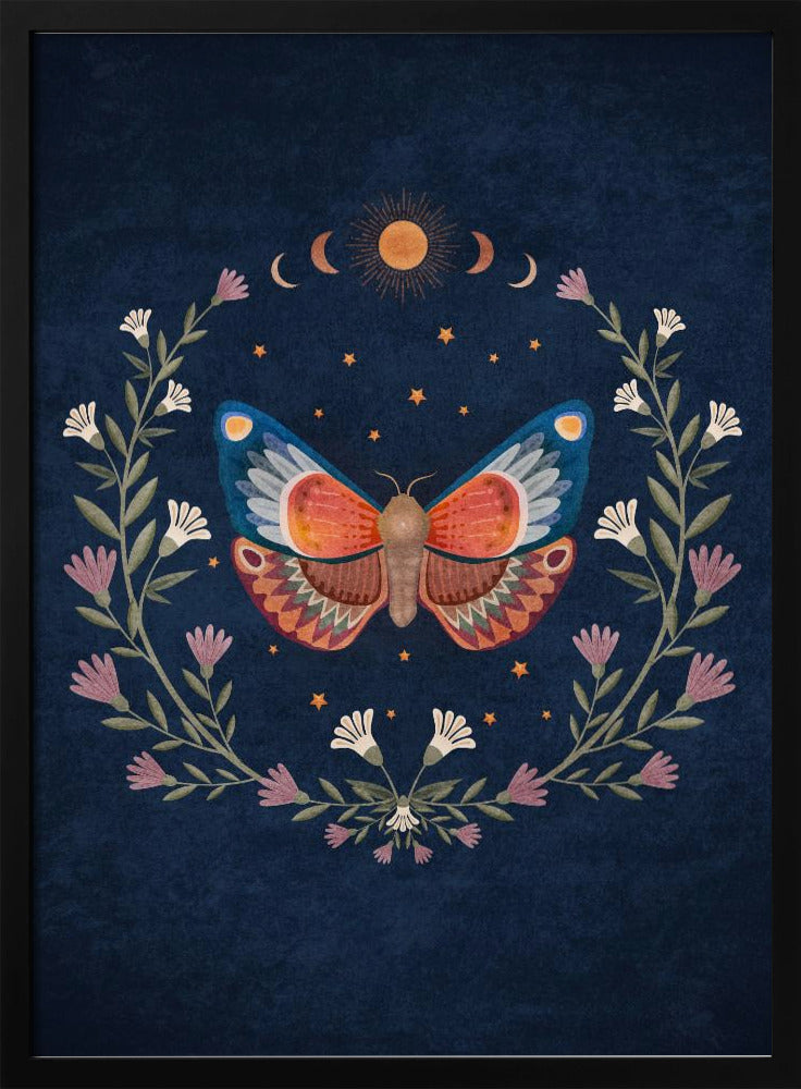 Schmetterlings-Traumlandschaft | Poster