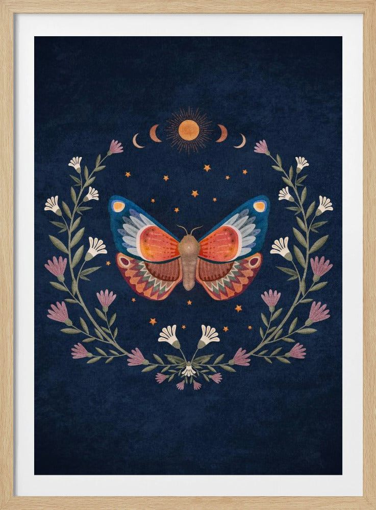 Schmetterlings-Traumlandschaft | Poster