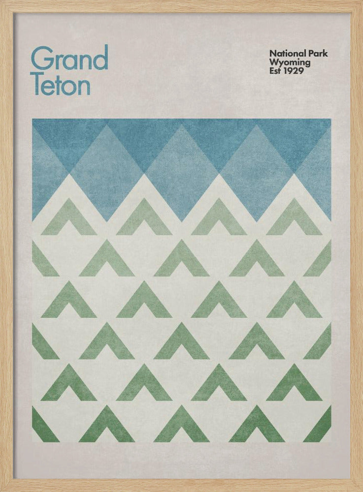 Geometrische Gipfel | Poster