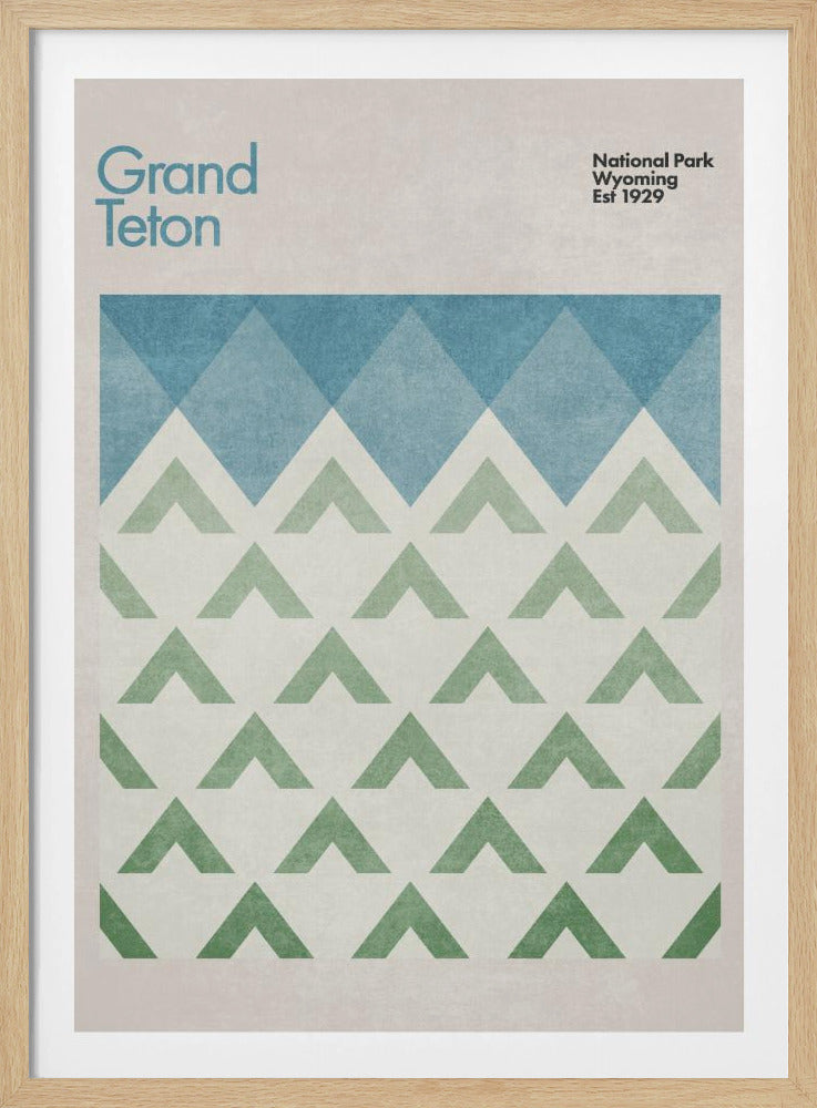 Geometrische Gipfel | Poster