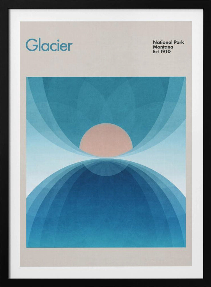 Ruhiger Gletscherblick | Poster