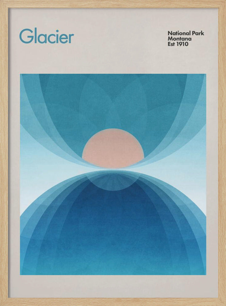 Ruhiger Gletscherblick | Poster