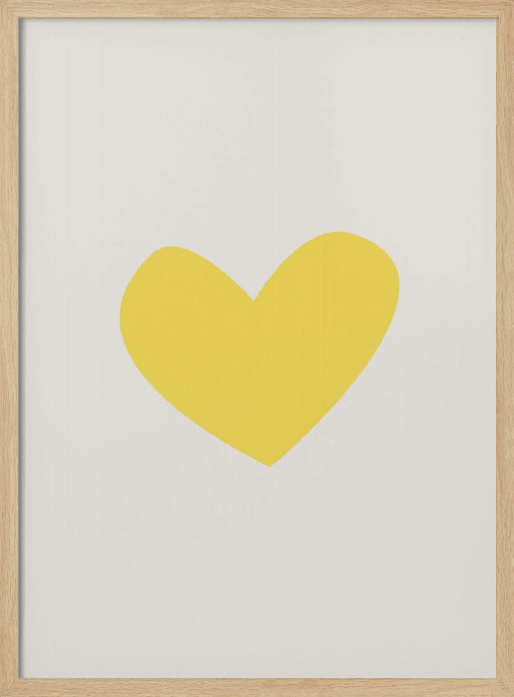 Herz Gelb | Poster